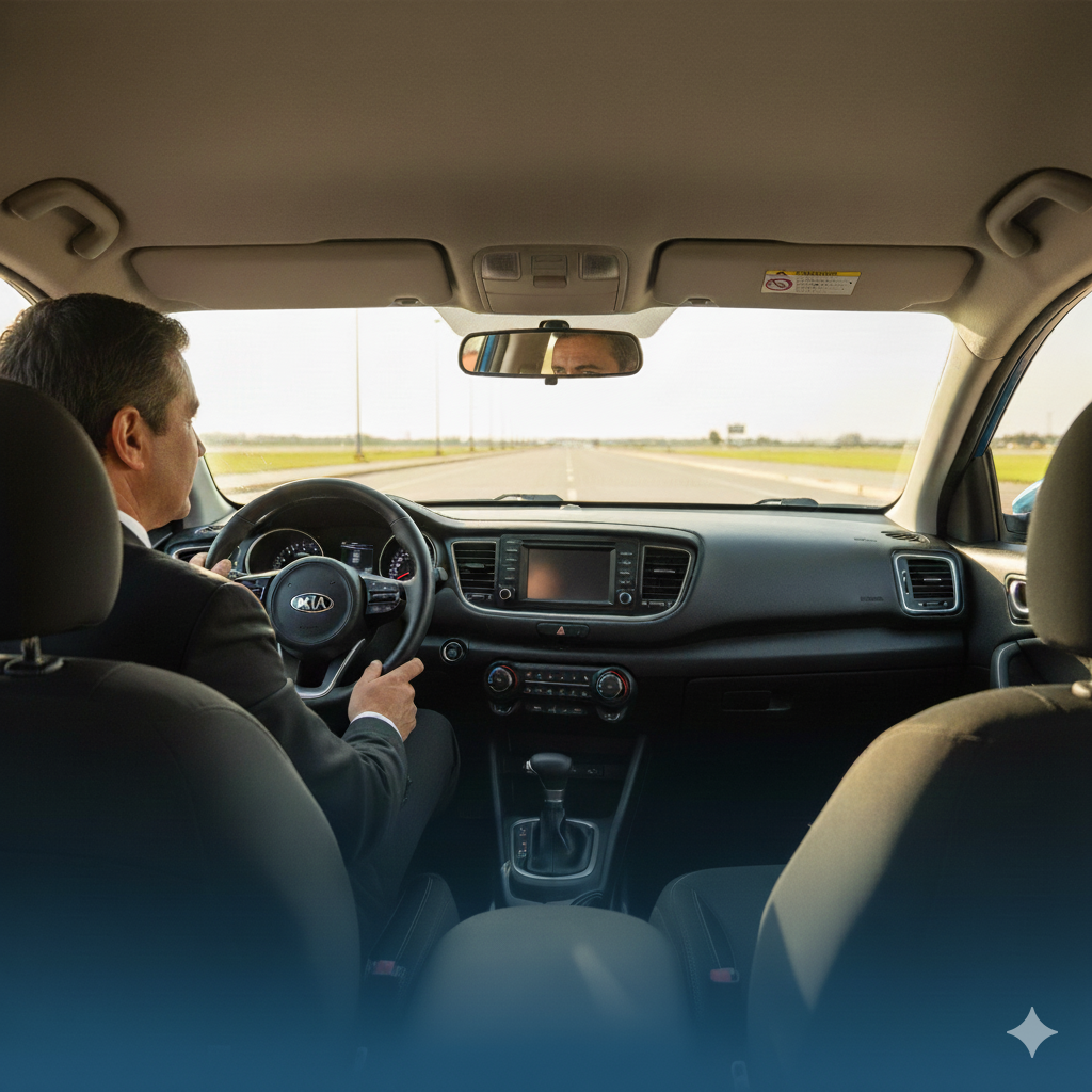 Taxi aeropuerto Santiago seguro y cómodo — conductores profesionales